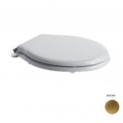 Сиденье для унитазов Globo Paestum белый дуб/бронза PS22RB